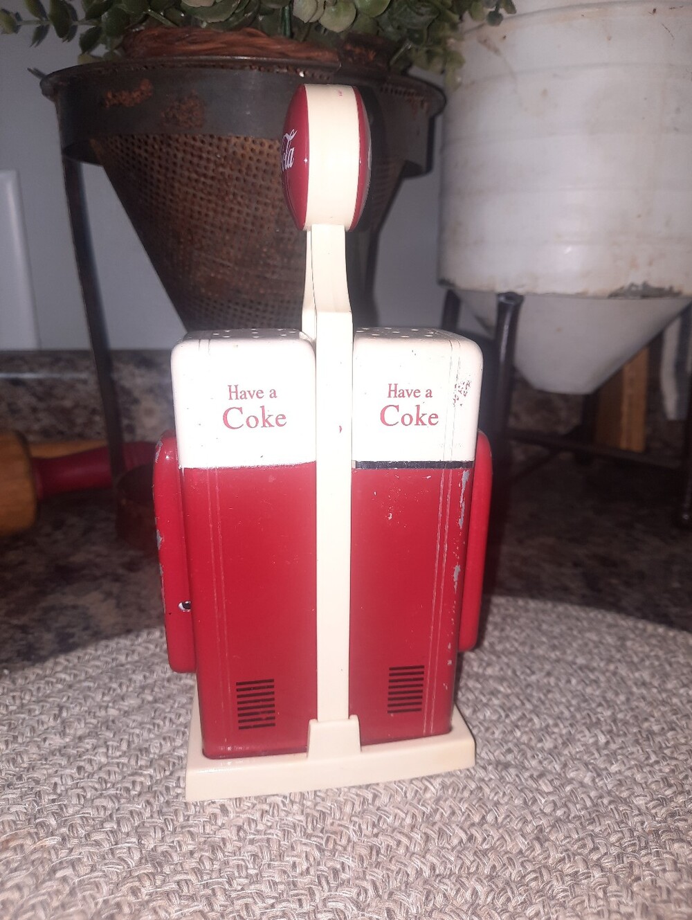 Have a Coke Red & Cream Vintage Coca-Cola Salt & Pepper Shakers